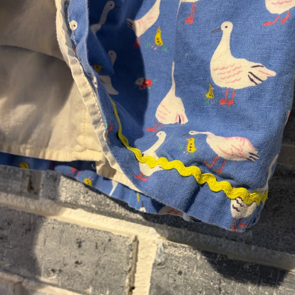 Baby Boden Blue Dress with Goose Pattern Size 6-12 months - Picture 5 of 6